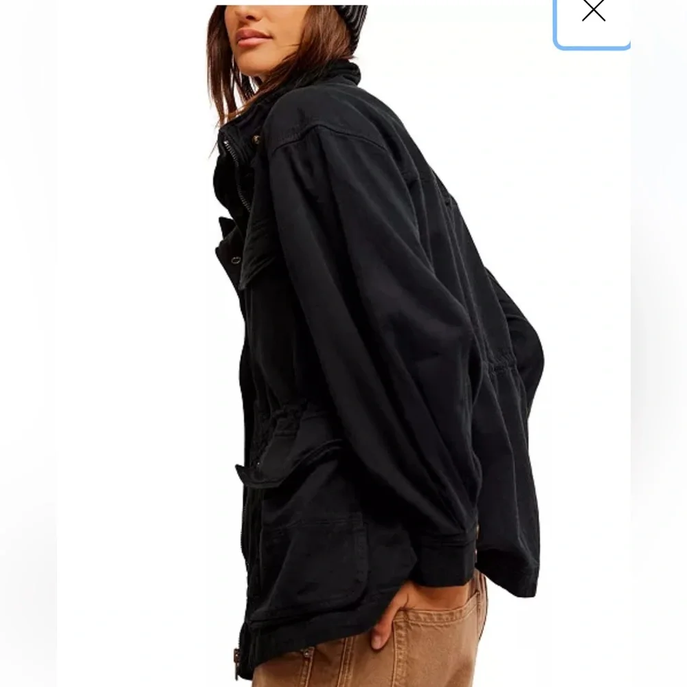 FREE PEOPLE UTILITY JACKET SZ M. NWOT - Picture 4 of 9